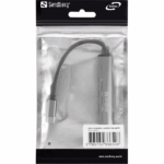 SANDBERG Hub és elosztó, USB-C to 3xUSB-A+2xUSB-C SAVER - Image 4