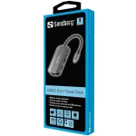 Sandberg Notebook Dokkoló - USB-C 6in1 Travel Dock (USB-C bemenet; HDMI+2xUSB3.0+USB-C+RJ45+SD kimenet) - Image 3