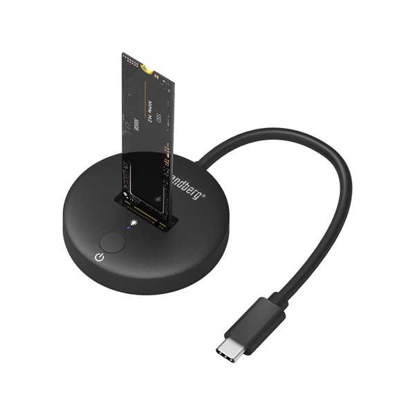 SANDBERG USB-C tartozék, USB 3.2 Dock for M.2+NVMe SSD - Image 2