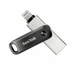 Sandisk 256GB USB3.0/Apple Lightning iXPAND GO Fekete-Ezüst (183589) Flash Drive