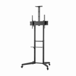 SBOX FS-401 Gurulós konzol, konferencia állvány, 32"-55", 600x400, max 50 kg