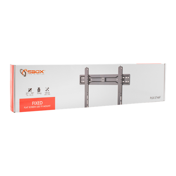 SBOX_Fix_fali_konzol_PLB-5746F_WALL_MOUNT_37-70_max_35kg_maxVESA_600x400_mm-i1399339.png SBOX Fix fali konzol PLB-5746F, WALL MOUNT (37-70", max. 35kg, max.VESA: 600x400 mm) - Image 7