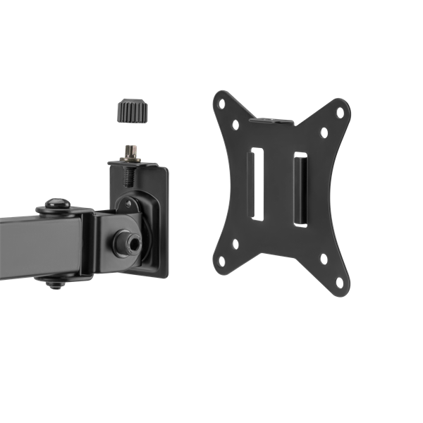 SBOX LCD-352/2-2, DESKTOP MOUNT (2 képernyős rögzítőkar), (17-32", max. 9 kg/monitor, max.VESA: 100x100 mm) - Image 5