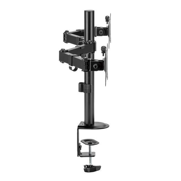 SBOX LCD-352/2-2, DESKTOP MOUNT (2 képernyős rögzítőkar), (17-32", max. 9 kg/monitor, max.VESA: 100x100 mm) - Image 3