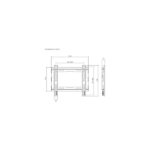 SBOX PLB-2222F-2 FALI KONZOL,23-43 (58-109cm) FIX, 45KG MAX. - Image 6