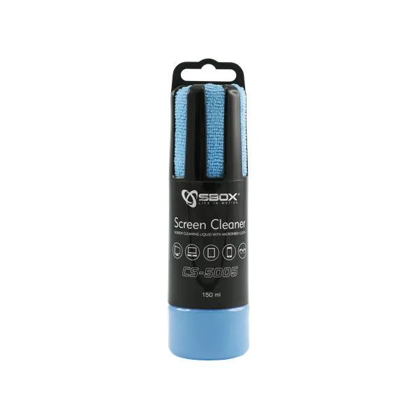 SBOX Tisztítószer szett, SCREEN CLEANER, Blue