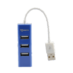 SBOX USB HUB, Kék, 4xUSB 2.0 - Image 2