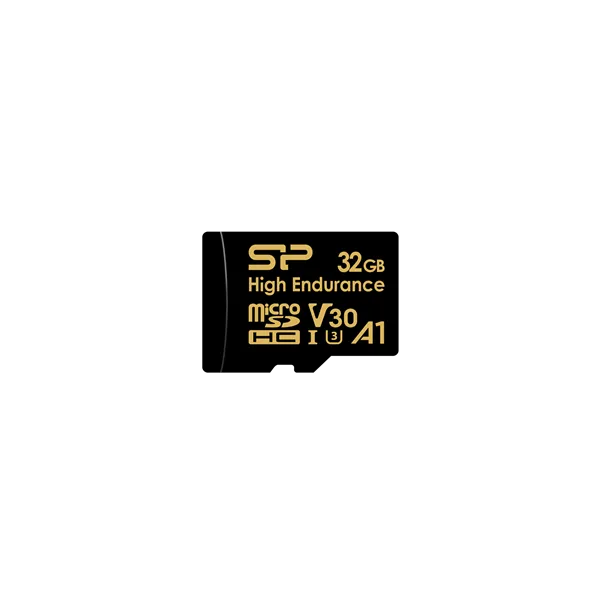 SILICON POWER Memóriakártya MicroSDHC 32GB CL10 UHS-I U3 V30 A1, Golden Series High Endurance