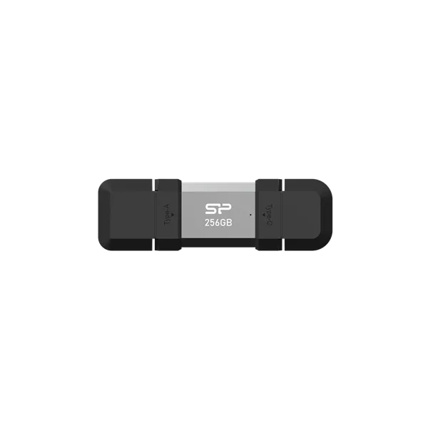 SILICON POWER Pendrive 64GB, Mobile - C51 OTG USB 3.2 Gen1/Type-C, Szürke