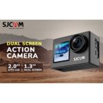 SJCAM Action Camera SJ4000 Dual Screen, WIFI, 16 MP, Black, 4K, vízálló tokkal, kettős képernyő, 4 videó + 4 fotófunkció - Image 3