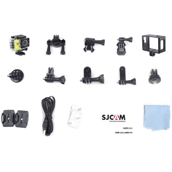 SJCAM Action Camera SJ4000, Silver, vízálló tokkal, LCD kijelző, 2,0 képátmérő, 12 MP, lassítás, időzítő, 1080P, H.264 - Image 3