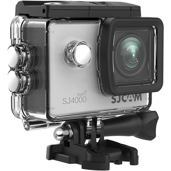 SJCAM Action Camera SJ4000 WiFi, Silver,  4K, 30m, 12 MP, vízálló tokkal, LCD kijelző 2.0, időzítő funkció, lassítás - Image 2