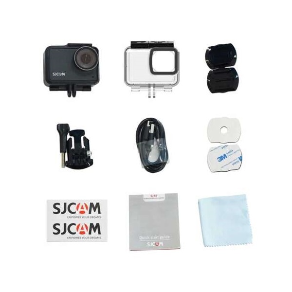 SJCAM Professional Action Camera SJ10 Pro Dual Screen, Black, 5G WIFI, dupla LCD, 4K, szerkesztés, távírányító, lassítás - Image 2