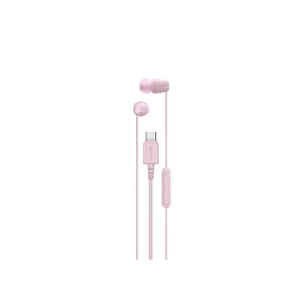 SONY IEREX15CP.CE7 USB-C Vezetékes mikrofonos Fülhallgató, Rózsaszín