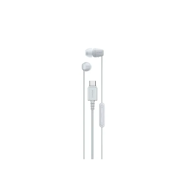 SONY IEREX15CW.CE7 USB-C Vezetékes mikrofonos Fülhallgató,Fehér