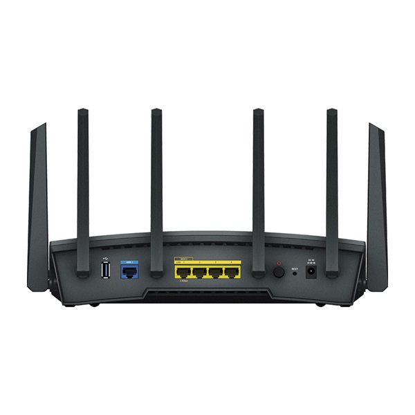SYNOLOGY Wireless Router 1x1000Mbps + 1x2500Mbps DualWAN, 3x1000Mbps + 1x2500Mbps, 4x4 MIMO, WiFi6,  - RT6600ax - Image 2