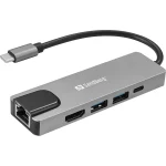 Sandberg Notebook Dokkoló - USB-C 5in1 Travel Dock Saver - Image 3