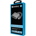 SANDBERG USB-C dokkoló, USB-C Mini Dock HDMI+USB - Image 2