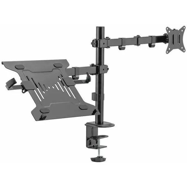 Sbox LCD-LM01-2 asztali laptop és monitortartó konzol. Állítható magasság, 13 - 27, dönthető, forgatható. 355X300,