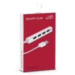 SPEEDLINK SL-140000-WE SNAPPY SLIM USB Hub, 4-Port, USB 2.0, Passzív, fehér - Image 3