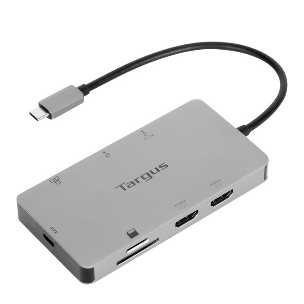 TARGUS_Dokkolo_DOCK423EU_USB-C_Dual_HDMI_4K_Docking_Station_with_100W_PD_Pass-Thru-i733848.jpg TARGUS Dock / USB-C Dual HDMI 4K Docking Station with 100W PD Pass-Thru - Image 1