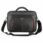 TARGUS Notebook táska Briefcase / Classic 14" Clamshell Case - Black/Red - Image 3