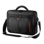 TARGUS Notebook táska CN415, Classic+ 15-15.6" Clamshell Laptop Bag - Black/Red - Image 3