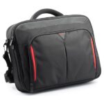 TARGUS Notebook táska CN415, Classic+ 15-15.6" Clamshell Laptop Bag - Black/Red - Image 5