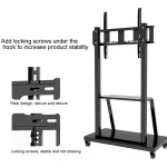 TECHLY ICA-TR30 gurulós padlóállvány 55-100" LED/LCD kijelzőkhöz - Image 8
