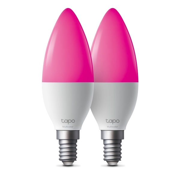 TP-LINK LED Izzó Wi-Fi-s E14, Multi Color, váltakozó színekkel, TAPO L430C(2-PACK) - Image 1