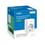 TP-Link Okos Dugalj - Tapo P110M (230V-16A; 2,4GHz WiFi; Távoli hozzáférés; Ütemezés; Távoli mód; Energia figyelés)