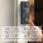 TP-LINK Okos Videó Kapucsengő, TAPO D205 - Image 2