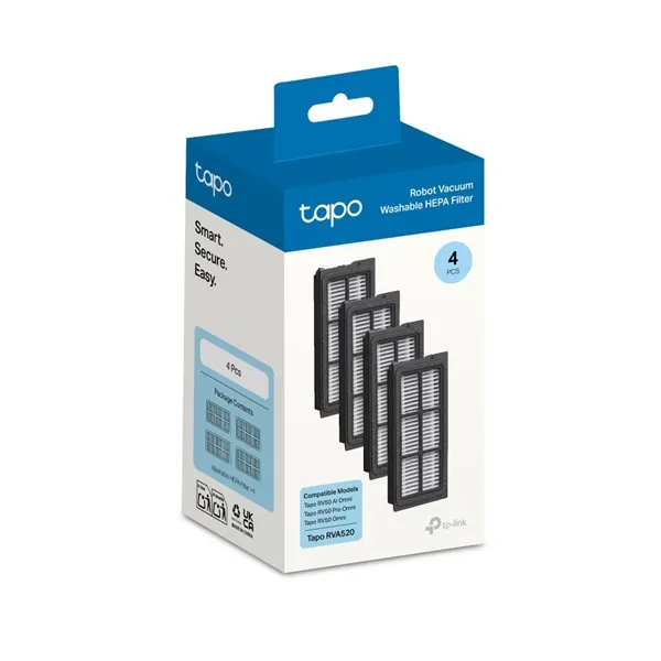 TP-LINK Robot Porszívó HEPA szűrő csomag (RV50, RV50 PRO), TAPO RVA520 - Image 2