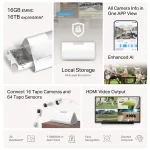 TP-LINK Smart IoT HUB Wi-Fi-s +1xWAN(100Mbps) + 1xHDMI + 1xUSB + 1xUSB-C, TAPO H500 - Image 3