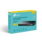 TP-Link LS1210GP 10-Port Gigabit Desktop Switch with 8-Port PoE+ - Image 2