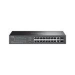 TP-LINK Switch 20x1000Mbps(16xPOE+) + 2xSFP Fémházas Easy Smart (Omada), ES220GP