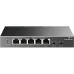 TP-Link TL-SG1005P-PD 5-Port Gigabit Desktop PoE+ Switch with 1-Port PoE++ In and 4-Port PoE+Out