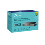 TP-Link Switch  PoE - TL-SG1005P-PD (5port 1Gbps; 1port PoE++ be és 4port PoE+ kimenet; max 66W) - Image 2