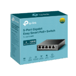 TP-LINK Switch 5x1000Mbps(4xPOE+), Easy Smart, TL-SG105MPE - Image 2