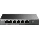 TP-LINK Switch 6x1000Mbps(3xPOE+ + 1xPOE++) Fémházas Asztali, TL-SG1006PP