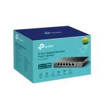 TP-LINK Switch 6x1000Mbps(3xPOE+ + 1xPOE++) Fémházas Asztali, TL-SG1006PP - Image 3