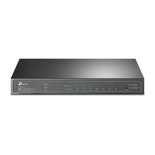TP-LINK_Switch_8x1000Mbps_4xPOE_Femhazas_AsztaliRackes_Menedzselheto_TL-SG2008P-i645114.webp TP-Link Switch Smart PoE - TL-SG2008P (4port 1Gbps + 4port 1Gbps at/af PoE+; 62W) - Image 1