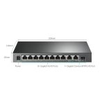 TP-LINK Switch 9x1000Mbps (8xPOE+) + 1xGigabit kombó SFP, Easy Smart, TL-SG1210MPE - Image 2
