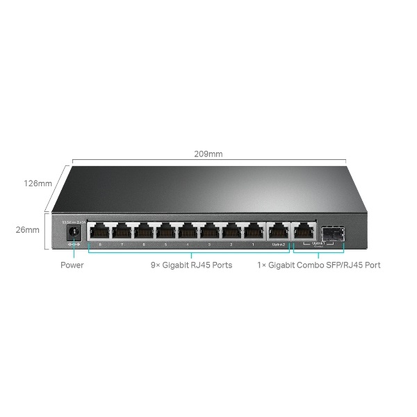 TP-LINK_Switch_9x1000Mbps_8xPOE_1_Gigabit_kombo_SFP_Femhazas_Asztali_Easy_Smart_TL-SG1210MPE-i706146.jpg TP-LINK Switch 9x1000Mbps (8xPOE+) + 1xGigabit kombó SFP, Easy Smart, TL-SG1210MPE - Image 2
