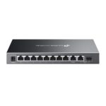 TP-Link Switch Menedzselhető PoE - ES210GMP (Omada; 9x 1Gbps + 1x 1Gbps combo port; 8x af/at PoE+ port; 123W) - Image 2