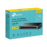 TP-Link LS109P 9-Port 10/100Mbps Desktop Switch with 8-Port PoE+ - Image 5