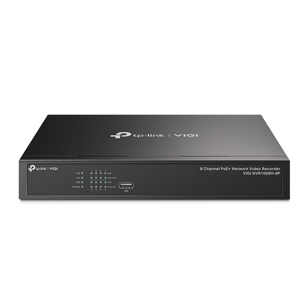 TP-LINK Video recorder 8 csatornás POE+, VIGI NVR1008H-8P - Image 2