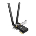 TP-Link Hálózati adapter WiFi AX3000 - Archer TX55E (PCI-E; 574Mbps 2.4Ghz + 2402Mbps 5Ghz; Bluetooth 5.0; Wifi6)