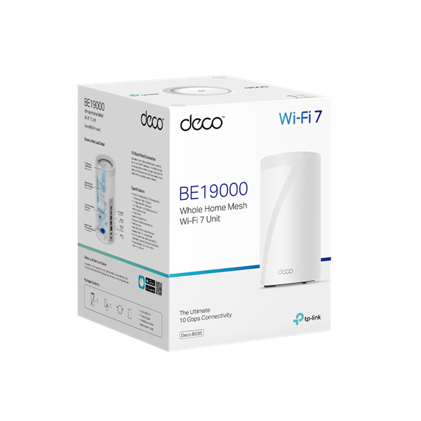 TP-LINK Wireless Mesh Networking system BE19000 Wi-Fi 7 DECO BE85(2-PACK) - Image 3