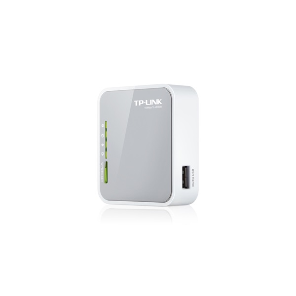 TP-LINK_Wireless_N_3G_Router_150Mbps_1xWANLAN_100Mbps_USB3G-nek_Hordozhato-i459041.jpg TP-LINK TL-MR3020 300Mbps N 3G Router UMTS/HSPA/EVDO Portable - Image 1